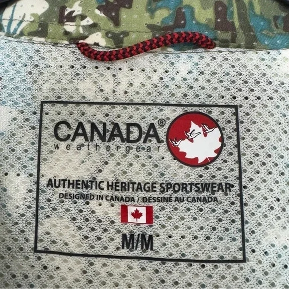 Canada Weather Gear Mens Vented Floral Camou performance shirt size Medium - Picture 6 of 14